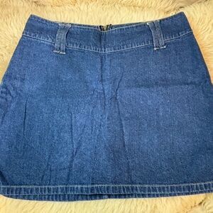 Stylish Blue Denim Skort